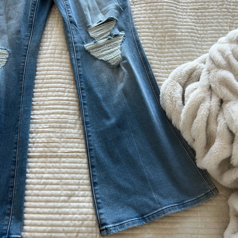 NWT Lane Bryant Body Icon Signature Fit Mid Flare Leg Jeans - Picture 7 of 13